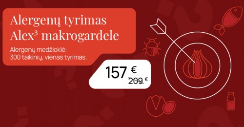 ALEX³ makrogardelės tyrimas 